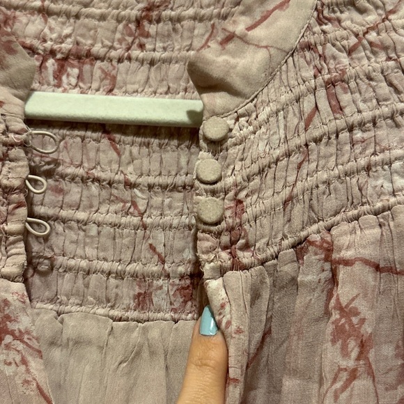 ALLSAINTS Isobella Freya Dress in Mink Pink - Picture 10 of 11